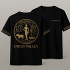 Indus Valley Black & Gold Luxury T-Shirt