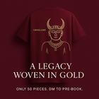 luxury golden embroidery Limited collectio t shirt premium quality